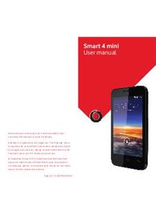 Vodafone Smart 4 Mini manual. Tablet Instructions.